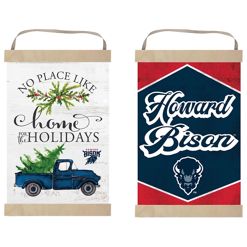 Howard Bison 12" x 20" Reversible Banner Sign