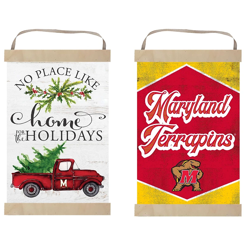Maryland Terrapins 12" x 20" Reversible Banner Sign
