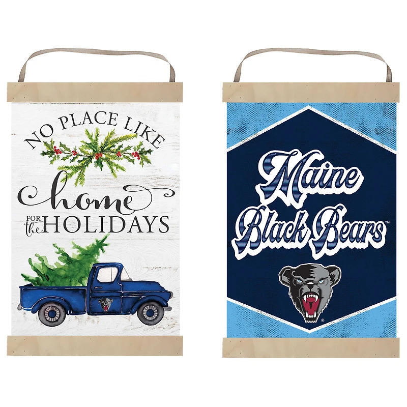 Maine Black Bears 12" x 20" Reversible Banner Sign