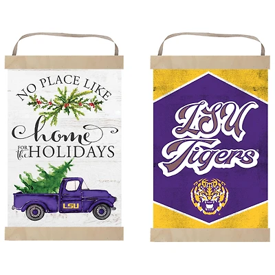 LSU Tigers 12" x 20" Reversible Banner Sign
