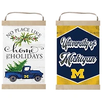 Michigan Wolverines 12" x 20" Reversible Banner Sign