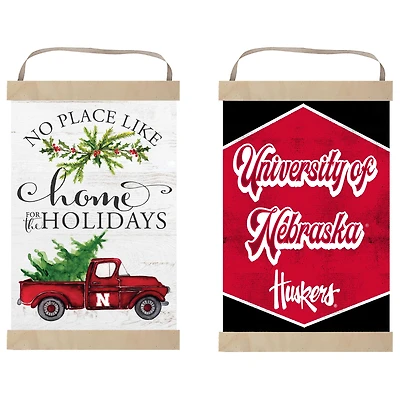 Nebraska Huskers 12" x 20" Reversible Banner Sign
