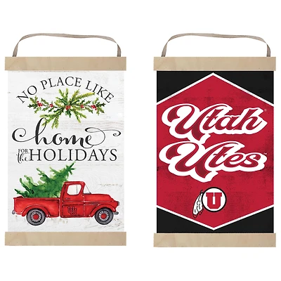 Utah Utes 12" x 20" Reversible Banner Sign