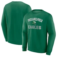 Men's Fanatics Kelly Green Philadelphia Eagles Gridiron Classics Victory Arch Pullover Sweatshirt