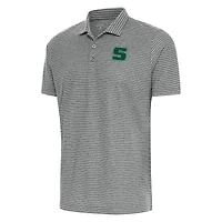 Men's Antigua  Heather Gray/White Slippery Rock Pride  Esteem Polo