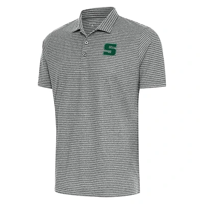 Men's Antigua  Heather Gray/White Slippery Rock Pride  Esteem Polo