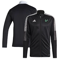 Men's adidas Black South Florida Bulls Sideline Tiro21 Track Full-Zip Jacket