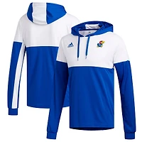 Men's adidas Royal Kansas Jayhawks Sideline Legend Shooter Pullover Hoodie
