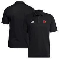 Men's adidas Black Louisville Cardinals Sideline Entrada22 Polo