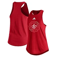 Women's adidas Cardinal Louisiana Ragin' Cajuns Sideline Fashion Tank Top