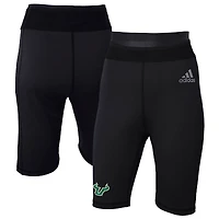 Women's adidas Black South Florida Bulls Sideline 7" Biker Shorts