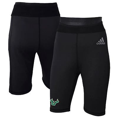 Women's adidas Black South Florida Bulls Sideline 7" Biker Shorts