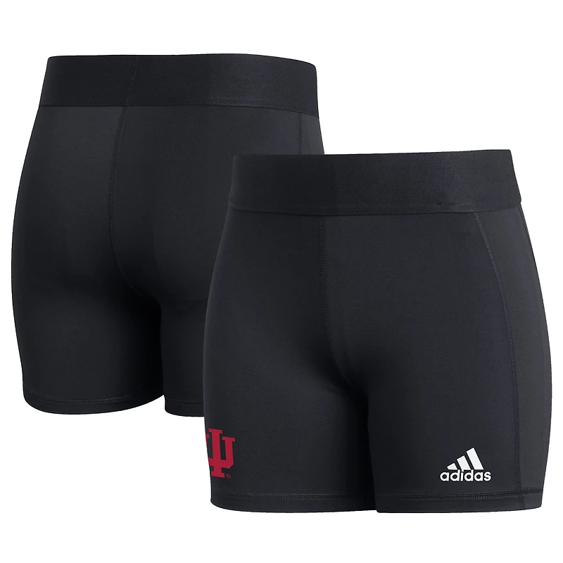 Women's adidas Black Indiana Hoosiers Sideline Alphaskin Tight Shorts
