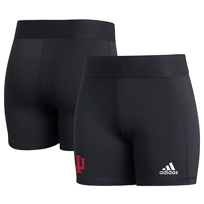 Women's adidas Black Indiana Hoosiers Sideline Alphaskin Tight Shorts