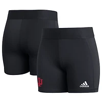 Women's adidas Black Indiana Hoosiers Sideline Alphaskin Tight Shorts