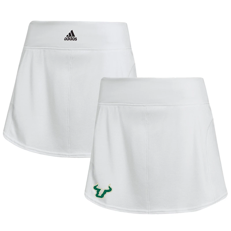 Women's adidas White South Florida Bulls Sideline Tennis Match Skirt