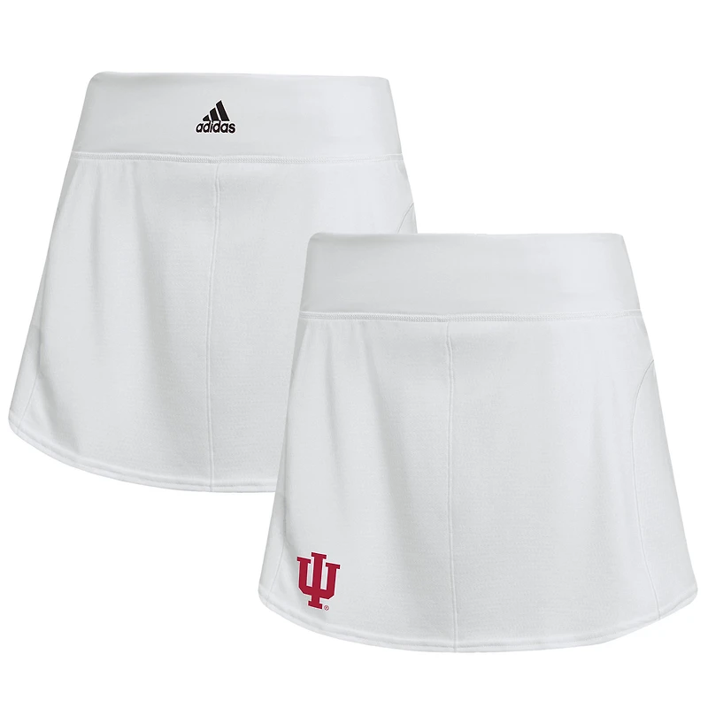 Women's adidas White Indiana Hoosiers Sideline Tennis Match Skirt