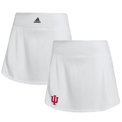 Women's adidas White Indiana Hoosiers Sideline Tennis Match Skirt
