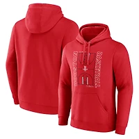 Men's  Red Houston Rockets Michelob Ultra Full Court Pullover Hoodie