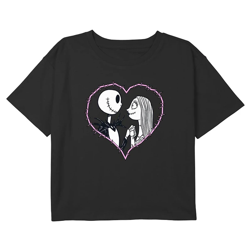 Girls Youth Mad Engine  Black The Nightmare Before Christmas T-Shirt