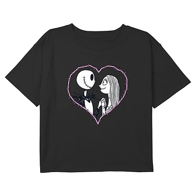 Girls Youth Mad Engine  Black The Nightmare Before Christmas T-Shirt