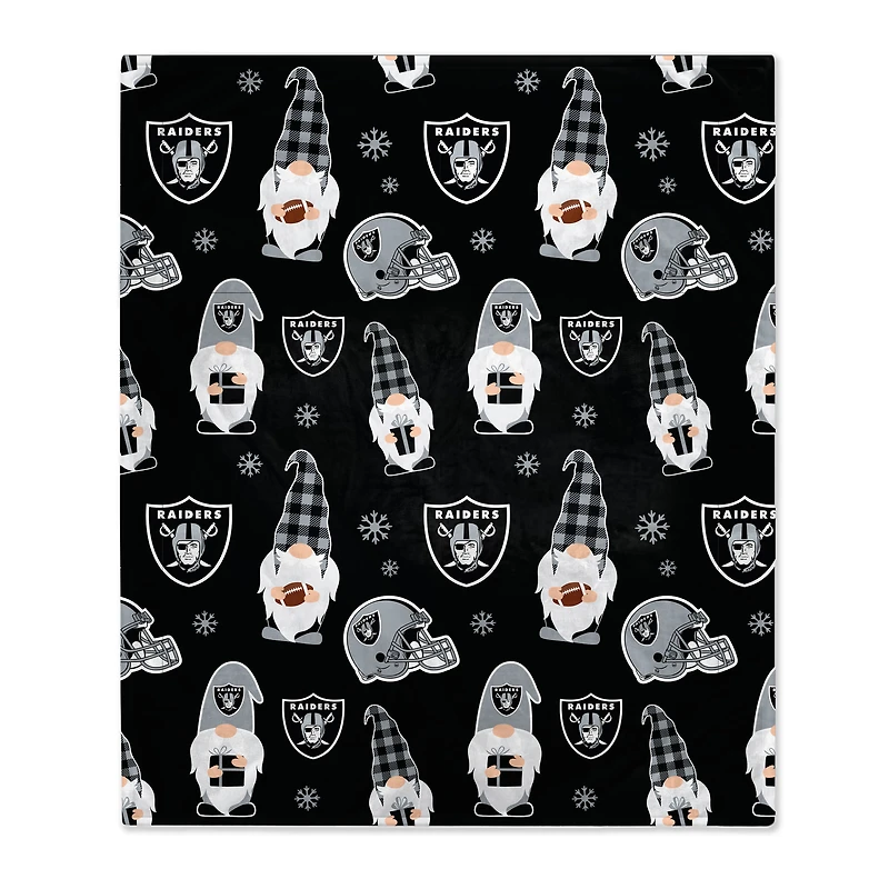 Las Vegas Raiders 60" x 70" Gnome Helmet Blanket