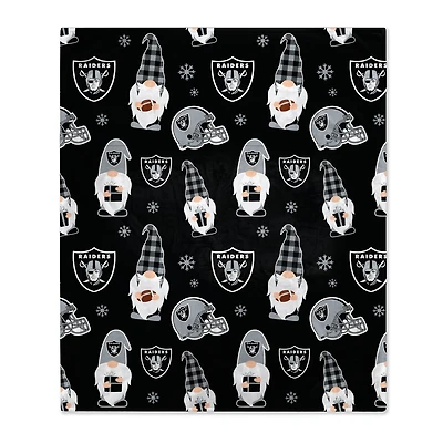 Las Vegas Raiders 60" x 70" Gnome Helmet Blanket