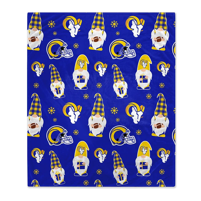 Los Angeles Rams 60" x 70" Gnome Helmet Blanket