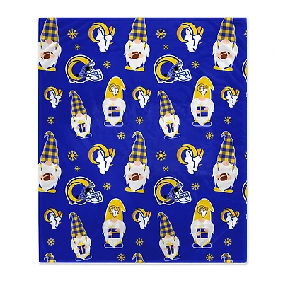Los Angeles Rams 60" x 70" Gnome Helmet Blanket