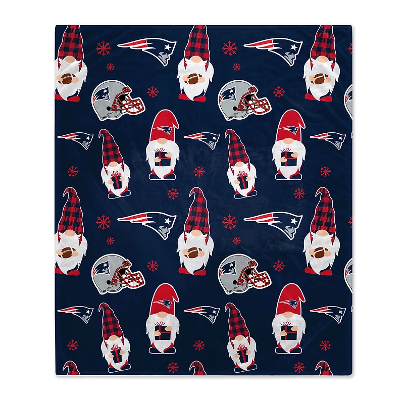 New England Patriots 60" x 70" Gnome Helmet Blanket