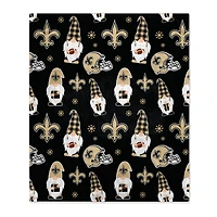 New Orleans Saints 60" x 70" Gnome Helmet Blanket