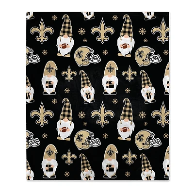 New Orleans Saints 60" x 70" Gnome Helmet Blanket