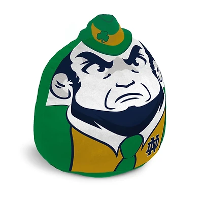 Notre Dame Fighting Irish Leprechaun Plushie Mascot Pillow with Features