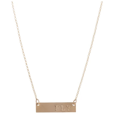 OXB USA Swimming Fly Bar Necklace