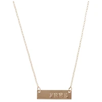 OXB USA Swimming Freestyle Bar Necklace