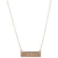 OXB USA Swimming Backstroke Bar Necklace