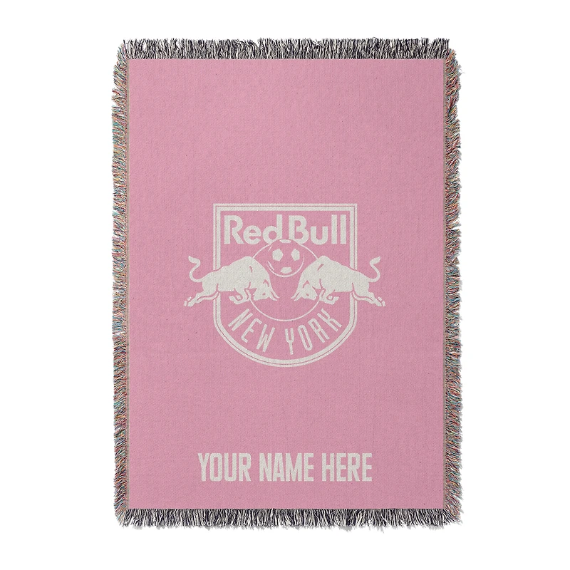 Chad & Jake New York Red Bulls 50" x 60" Personalized Woven Blanket