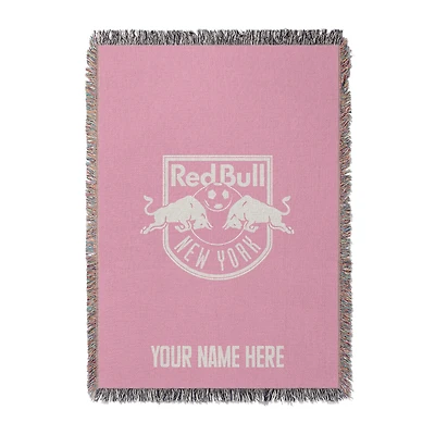 Chad & Jake New York Red Bulls 50" x 60" Personalized Woven Blanket