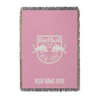 Chad & Jake New York Red Bulls 50" x 60" Personalized Woven Blanket