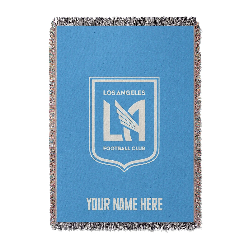 Chad & Jake LAFC 50" x 60" Personalized Woven Blanket