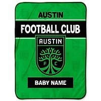 Chad & Jake Austin FC 30" x 40" Personalized Baby Blanket
