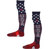 Kerry Carpenter Detroit Tigers Game-Used Navy/Red USA Stance Socks from the 2023 MLB Season
