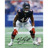 Noah Sewell Chicago Bears Autographed 8" x 10" Vertical Defensive Stance Photograph