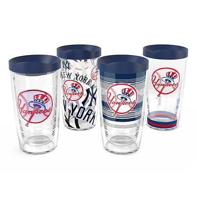 Tervis New York Yankees Four-Pack 16oz. Classic Tumbler Set