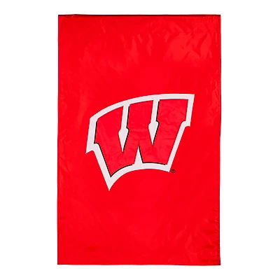 Wisconsin Badgers 28" x 44" Double-Sided Garden Flag