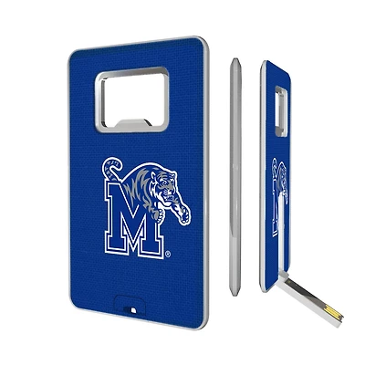 Keyscaper  Memphis Tigers Solid Credit Card USB Drive & Bottle Opener