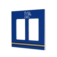 Keyscaper Memphis Tigers Stripe Design Double Rocker Lightswitch Plate