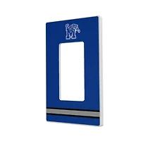 Keyscaper Memphis Tigers Stripe Design Single Rocker Lightswitch Plate