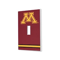 Keyscaper Minnesota Golden Gophers Stripe Design Single Toggle Lightswitch Plate