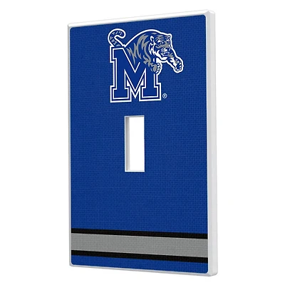 Keyscaper Memphis Tigers Stripe Design Single Toggle Lightswitch Plate